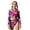 Purple257, variant on RUTAYY Summer Kids Girls Long Sleeve Prints Swimwear Beach Swimsuit Bikini Pool Boho Beachwear, 7-8 Years