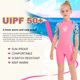 thumbnail image 5 of Sela de buceo 2.5mm Neopreno Durable manga corta pantalones cortos niños niños trajes de buceo Mono surfeando Cuerpo fresco Sensación de trajes de trabajo Rosa M sidaley OD003680-02, 5 of 7