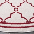 thumbnail image 5 of Safavieh Amherst Wesley Geometric Area Rug, Ivory/Red, 7' x 7' Round, 5 of 12
