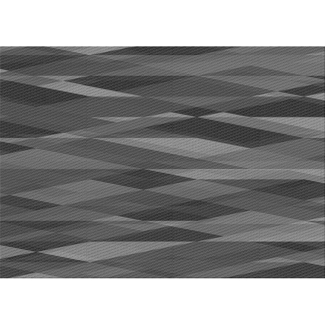 Ahgly Company Indoor Rectangle Patterned Platinum Gray Area Rugs, 2' x 4'