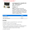 thumbnail image 2 of A/C Compressor Kit - Compatible with 2003 - 2008 Hummer H2 2004 2005 2006 2007, 2 of 2