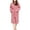 Red, variant on Womens Hooded Bathrobe Thickened Coral Velvet Lace-Up Robe Absorbent Soft Long Sleeve Nightgown For Home Spa Sleep Winter Comfort