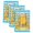 Yellow, variant on Cartoon Beer Kitchen Towels Set of 3, Funny Wheat Abstract Blue White Plaid Absorbent Dish Towels for Kitchen, Microfiber Hand Towel, Quick Drying Tea Towel for Cleaning Decorative Dishcloths