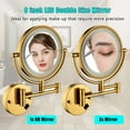 thumbnail image 2 of 360 degree rotation waterproof button shaving mirror, 2 of 5
