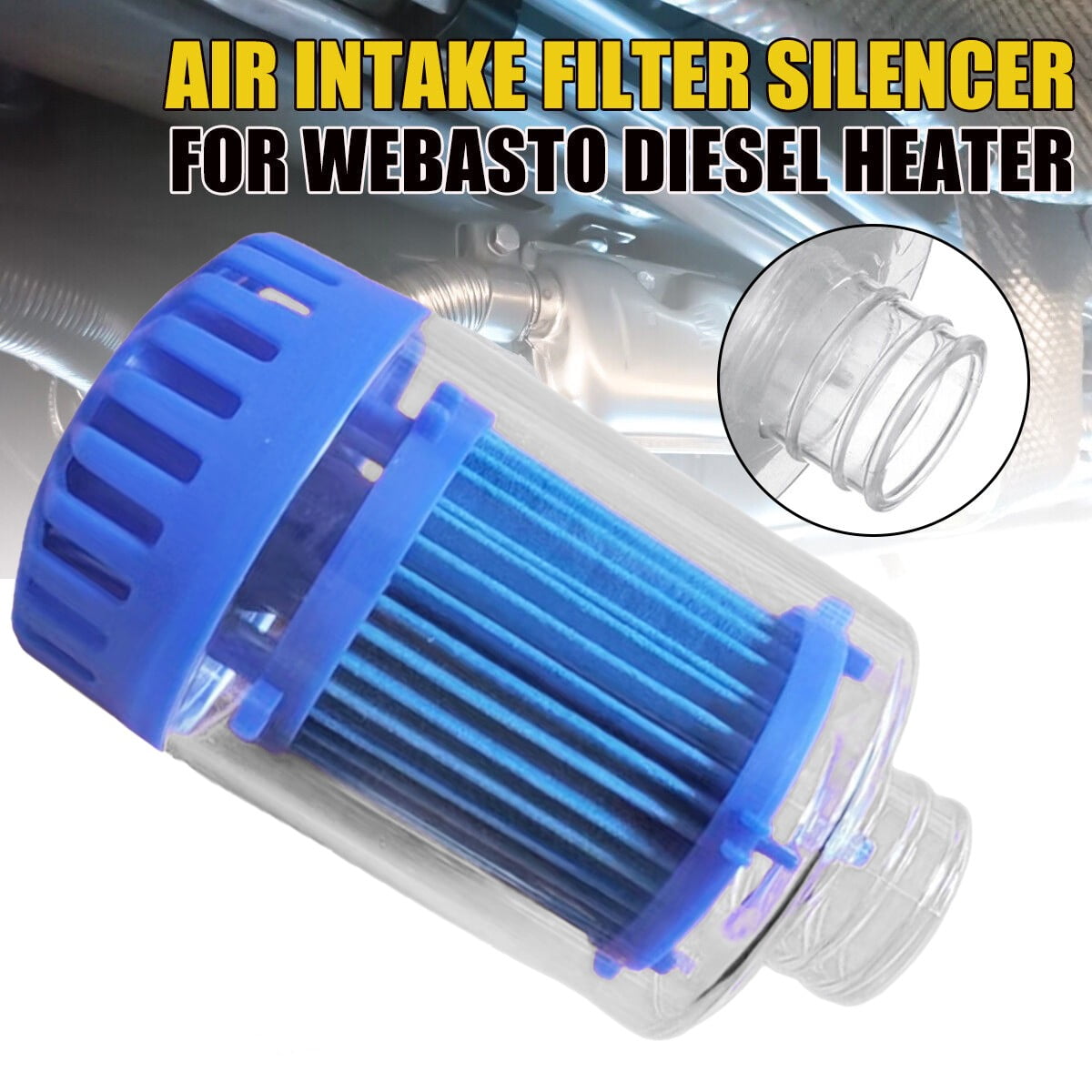 Cogfs 25mm Car Diesel Heater Air Intake Filter For Webasto Dometic  Eberspacher Heaters