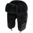 thumbnail image 1 of Gorro cálido de soldado ruso, gorro de esquí de invierno de trampero para mujeres y hombres, resistente al viento, gorro de cazador de trampero con pelo para piloto de invierno al aire libre, 1 of 6