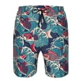 thumbnail image 3 of Vsdgher Fish In The Wave Men's Beach Shorts, Surfing shorts, Swim trunks, Quick Dry Swim Trunks for Surfing Beach Fun -Large, 3 of 6