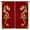 Dragon-3, variant on Dragon Phoenix Blackout Curtains Red Blue Sun Moon Thick Clouds Mythical Animal Fighting Window Treatments for Boys Kids Bedroom Living Room Kitchen 84" W X 84" L