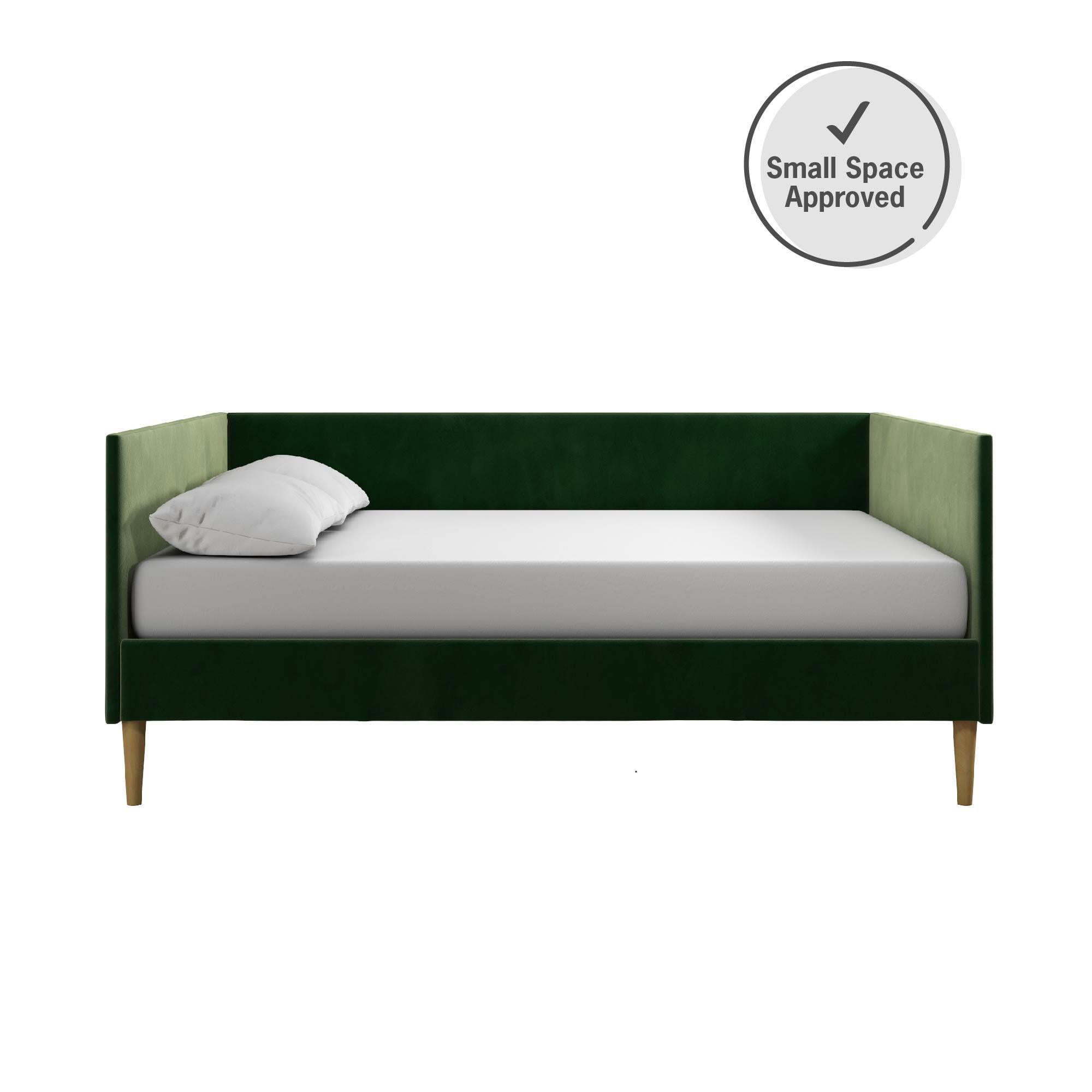 Bellamy Studios Flora Mid Century Daybed, Full, Green Velvet - Walmart.com