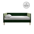 thumbnail image 2 of DHP Franklin Mid-Century Upholstered Daybed Frame, Green Velvet, Full, 2 of 19