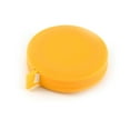 thumbnail image 3 of Unique Bargains Sewing Auxiliary Gadget Plastic Round Shape Cloth Tape Measure Ruler Yellow, 3 of 4