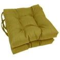 thumbnail image 5 of Blazing Needles 16-inch Spun Polyester Solid Outdoor Square Tufted Chair Cushion, 5 of 5