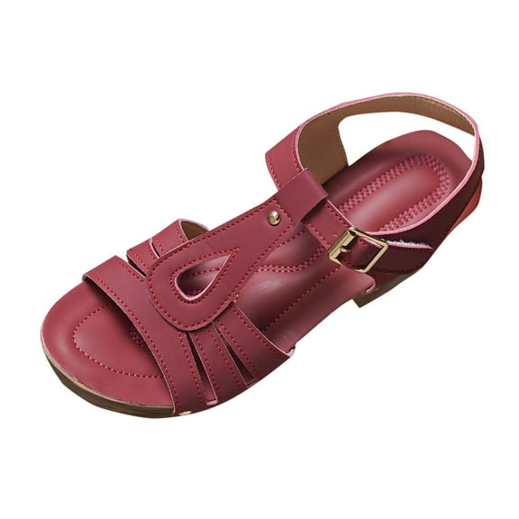 Women Sandles Oofos Recovery Sandals Women Women's Fashionable Casual Versatile Open-Toe Spring And Summer High-Heeled Sandals Pink