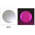 thumbnail image 4 of Pelotas para golf LED, Pelotas para golf luminosas, Pelota para golf brillante intermitente, Resplandor nocturno brillante, ejercicio nocturnos Púrpura, 4 of 8