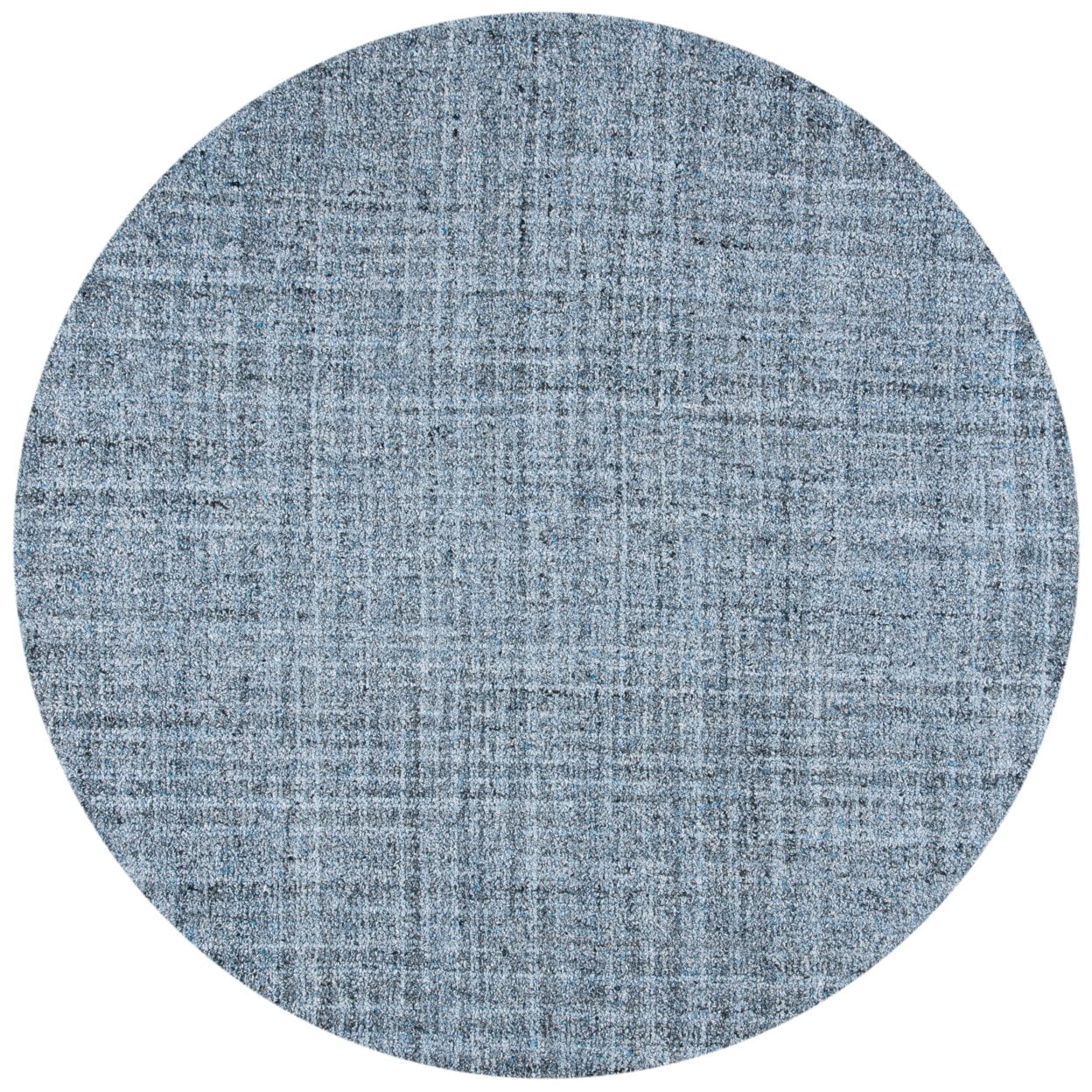 SAFAVIEH Abstract Claes Striped Overdyed Area Rug, Blue/Black, 6' x 6' Round