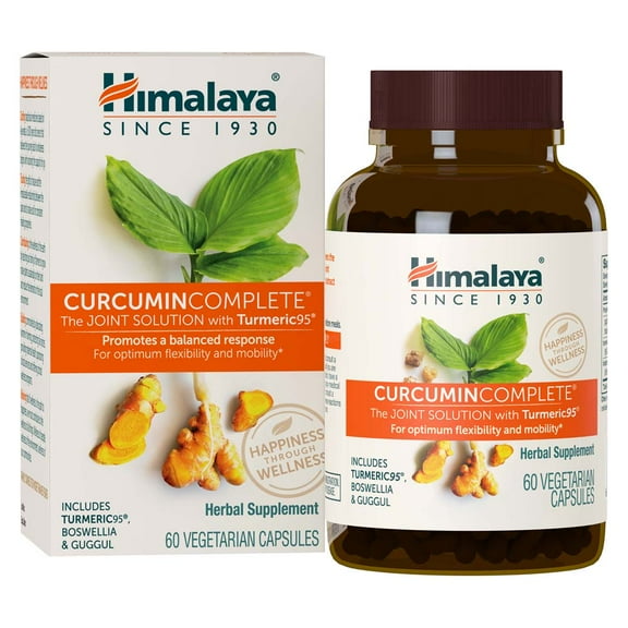 Himalaya Curcumin Complete for Joint Support, Joint Relief and Flexibility, 372 mg, 60 Capsules