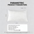thumbnail image 6 of Btomtd Soft Cotton Filling Pillow for Neck Support, Cool Sleep Standard Size Pillows, Night Bed Pillows for Side/Back/Stomach Sleeper (24 x 16 inch, Cracked Ice Pattern), 6 of 9