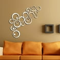 thumbnail image 3 of TERGAYEE Wall Stickers 23pcs 3D Circles Mirror Wall Sticker DIY Decal Vinyl Mural Home Decor Removable Wall Decor, 3 of 6