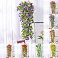thumbnail image 3 of Artificial Fake Hanging Silk Flowers Vine Plant Fake Plant Flower Garden Decor, 3 of 5