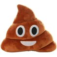 thumbnail image 1 of IRunningSystem Shit Pillow Emoticon Emoji Gadget Algodón de felpa | Toy fun almohada extra suave y esponjosa | 30 cm (marrón) Xemadio LL-1829, 1 of 5