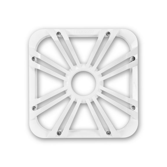 Kicker 11L712GLW 12" Square Solo-Baric L7 Subwoofer White Grill W/ Accent Leds