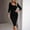 Black, variant on Oplxuo Women's Scoop Neck Bodycon Sweater Dress Long Sleeve Elegant Fall Knitted Pullover Midi Pencil Dresses