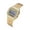 B -BI61, variant on Resicozy Digital Watch for Women Stainless Steel Band Water Resistant Electronic Square LED Back Light Wristwatch
