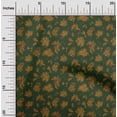 thumbnail image 2 of oneOone Polyester Spandex Dark Green Fabric Floral & Craft Projects Decor Fabric Printed By The Yard 56 Inch Wide, 2 of 4