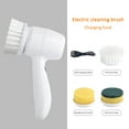 thumbnail image 4 of Vikakiooze 2023 Promotion on sale, Electric Spin Scrub-ber Rechargeable Cleng Tools, Electric Cleng Brush With 3 Brush Heads, Electric Scrub-ber Suitable For Bathroom Wall Kitchen, 4 of 9