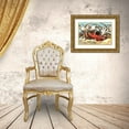 thumbnail image 3 of Advertisement 24x17 Gold Ornate Wood Framed with Double Matting Museum Art Print Titled - Halls Vegetable Sicillian Hair Renewer, 3 of 4