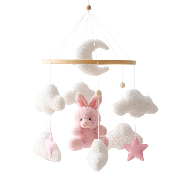 Encantador Colgante Móvil Para Cuna Con Osito De Peluche Que Fomenta La Coordinación Mano-Ojo Para La Alegre Habitación Del Bebé.