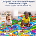 thumbnail image 4 of Quokka Baby Mat for Floor Play for Babies 6-12 Months – Super Soft Baby Floor Play Mat for Toddlers 1-3 – Extra Large Thick Plush Rug for Nursery, 4 of 7