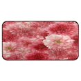 thumbnail image 2 of 39x20 Inch Non-Slip Floor Mat Hallway Runner Rug Entrance Floor Mat Runner for Kitchen and Living Room Red Watercolor Flowers, 2 of 8