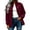 Wine, variant on Edvintorg Windbreaker Jacket Women Lightweight Outdoor Long Sleeve Loose Casual Zip Up Coat Women's Clothing Wine S