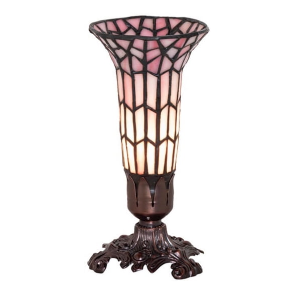 Meyda Tiffany 27680 8" Tall Accent Table Lamp - MultiColor