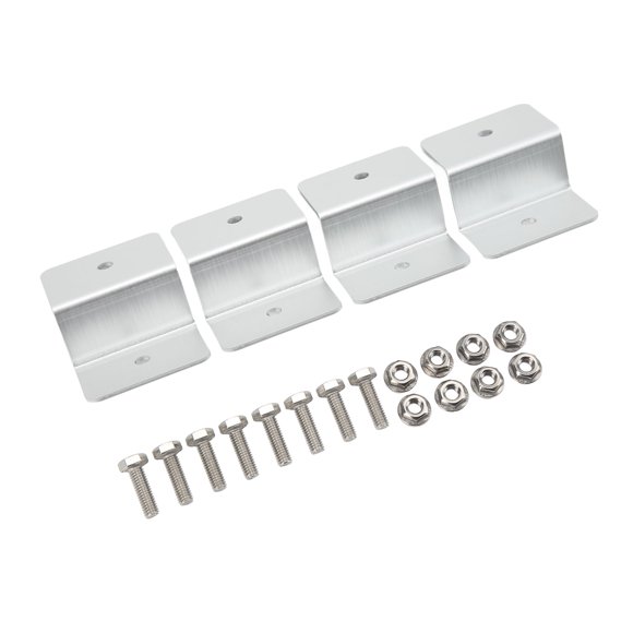 Solar PV Mounts,4PCS Solar PV Panel Aluminum Alloy Z Brackets Solar Panel Z Bracket Industry-Leading Standards