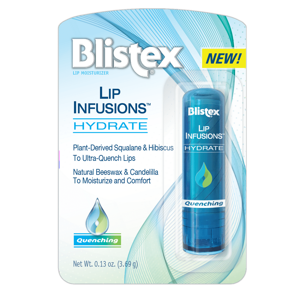 Blistex Lip Infusions Hydration Lip Balm with PlantSourced Squalane