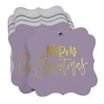 thumbnail image 3 of Inkdotpot Real Gold Foil Bracket Shape Paper Hang Tags Merry Christmas Favor Tags Pack Of 50, 3 of 6