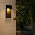 thumbnail image 5 of 15.8"Outdoor led Wall Sconce with Water Ripple Glass, 5 of 9