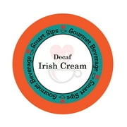 Smart Sips Coffee Decaf Irish Cream Flavored Single Serve Coffee Pods, 24 Count, Compatible With All Keurig K-cup Machines, Decaffeinated Flavored Coffee