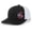 Black/White, variant on Heritage Pride Tennessee Tri-Star Flag Cow And Calf Embroidered Mesh Back Trucker Hat-White/White