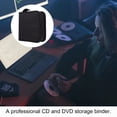 thumbnail image 3 of Miangastore 2pcs Oxford Cloth CD Storage Bag CD Organizer Bag Disc Container (40 Capacity), 3 of 8