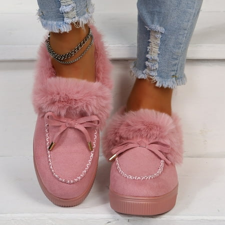 

Women s Warm & Comfy Shoes Fashion Slip-On Winter Thermal Snow Shoes Women s Footwear