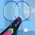 thumbnail image 3 of Badminton Rackets Set, Badminton Kit for Adults Beginners Practice, Including Badminton Racquets, Shuttlecocks, Carrying Bag, 3 of 7