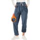thumbnail image 2 of Pantalones de dormir de terciopelo coral grueso para mujer - Pantalones acolchados de talla grande para el invierno, cintura elástica - Poliéster, 2 of 4