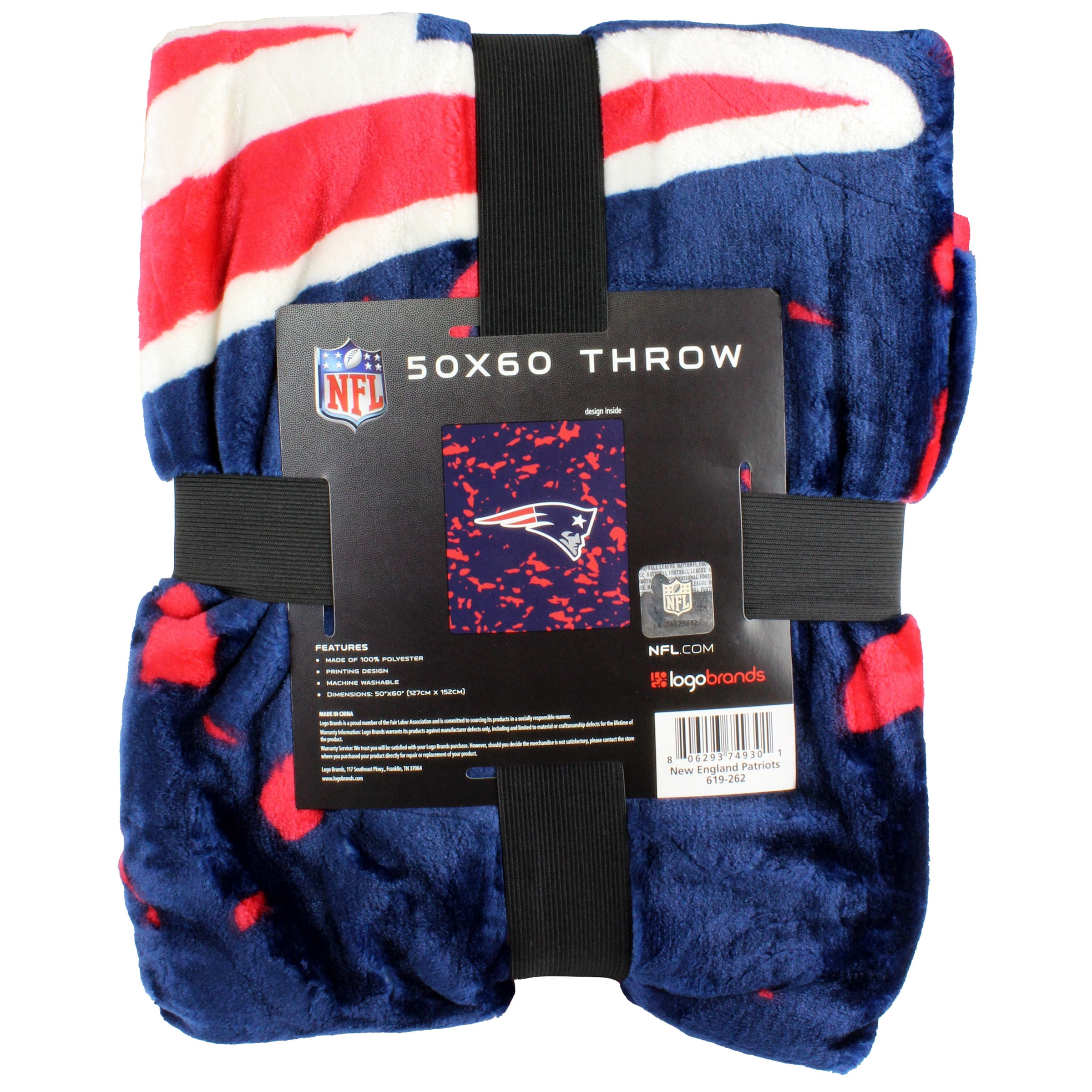 Patriots blanket walmart sale