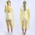 thumbnail image 2 of 5Pcs Unisex Disposable Waterproof Hooded Outdoor Hiking Riding Raincoat Poncho, 2 of 10