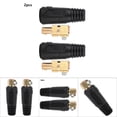 thumbnail image 4 of Conector de cable de soldadura 2 piezas de cobre Euro Style Cable de soldadura Conector rápido 200-400A DKJ Conector de alambre de soldadura conductividad fuerte y seguro de ANGGREK Otros, 4 of 8