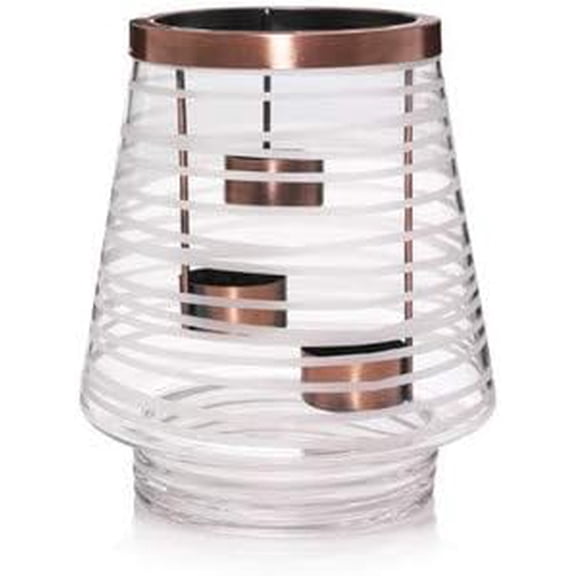 Yankee Candle Bands Collection Tapered Multi Tea Light Copper Drop-In Candle Holder