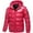Red, variant on Jakets for Men Shiny Hooded Reflective Down Jacket Cotton Jacket